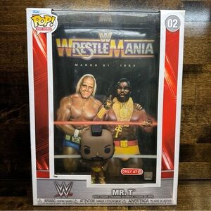 Funko Pop! Mr. T #2 Vinyl Figure Wrestlemania WWE Covers, New